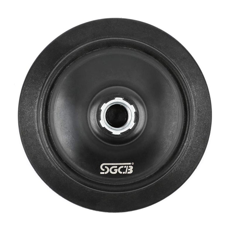 SGCB 5â€ RO Rotary Flexible Backing Plate, Hoop-and-Loop Face 5/8â€ Thread PU Soft Backing Pad Used On Rotary Polisher Sander for Sanding Polishing Buffing Finishing - Image 4